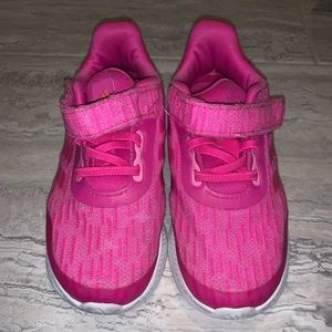 Little girl Adidas shoes